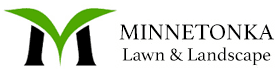 A logo of minnesota lawn and garden